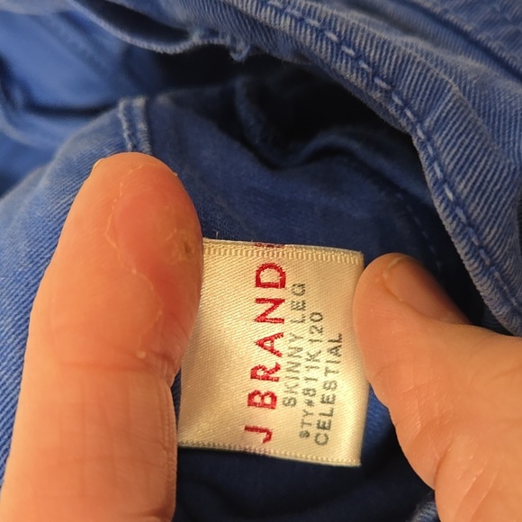 J Brand, Skinny Leg, Jeans, Denim, 98%Cotton, 2% Spandex, Celestial Blue, Sz 27 - Picture 3 of 10